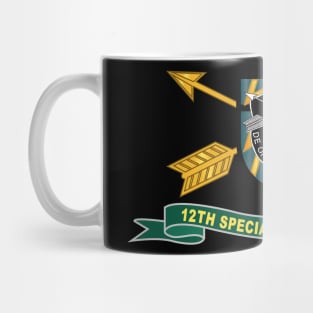 12th Special Forces Group - Flash w Br - Ribbon X 300 Mug